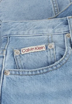 lichtblauwe calvin klein shorts mom short