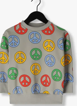lichtblauwe carlijnq sweater peace-new sweater