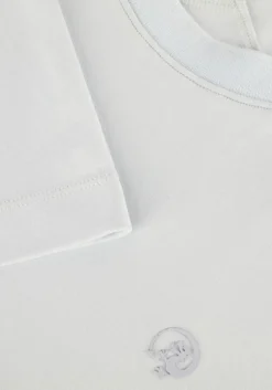 lichtblauwe cast iron t-shirt short sleeve r-neck regular fit interlock