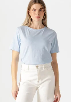 lichtblauwe cc heart top regular shirt