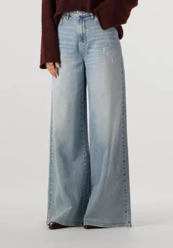 lichtblauwe circle of trust wide jeans harley dnm