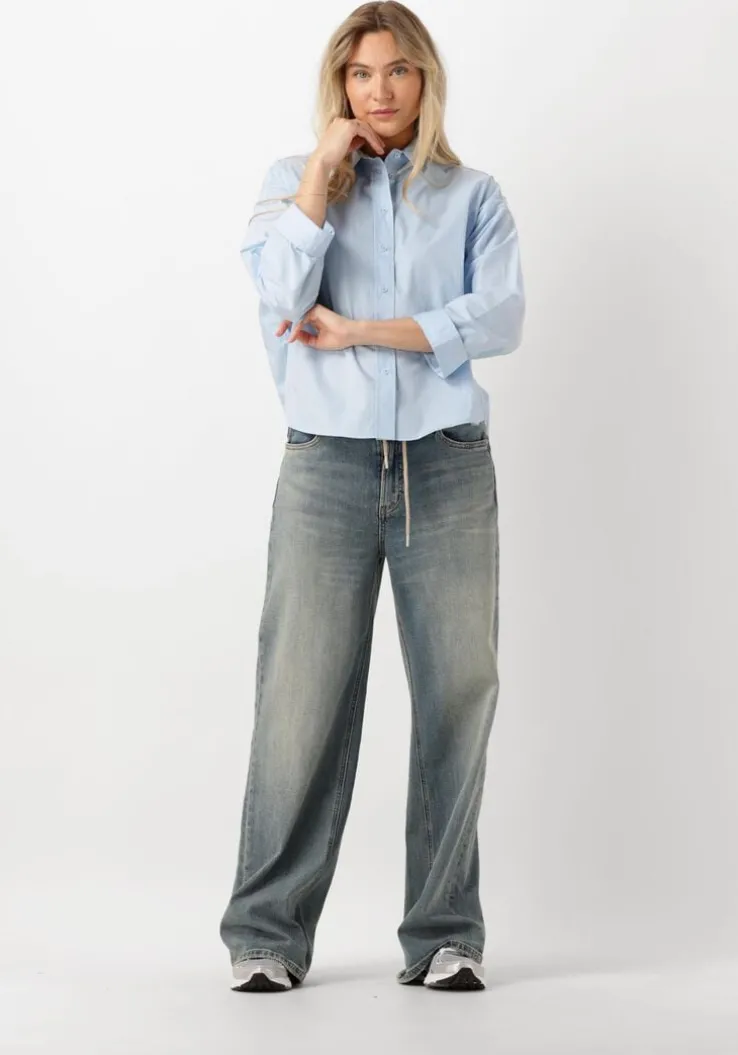 lichtblauwe circle of trust blouses dionne blouse