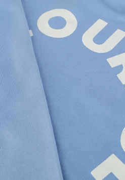 lichtblauwe colourful rebel sweater logo circle relaxed sweat