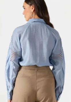 lichtblauwe copenhagen muse blouses cmmolly-shirt 1