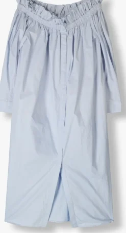 lichtblauwe copenhagen muse midi jurk cmshirley-dress