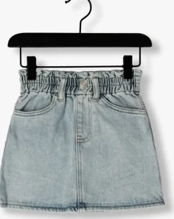 lichtblauwe daily7 minirok denim skirt