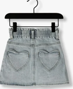 lichtblauwe daily7 minirok denim skirt