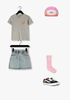 lichtblauwe daily7 minirok denim skirt