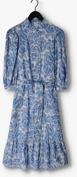 lichtblauwe dea kudibal midi jurk my ns (co)