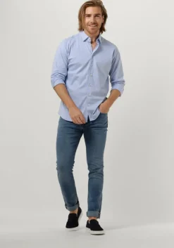 lichtblauwe desoto casual overhemd casual kent 1/1