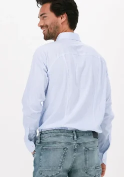 lichtblauwe desoto casual overhemd hai