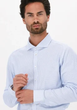 lichtblauwe desoto casual overhemd hai