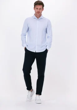 lichtblauwe desoto casual overhemd hai