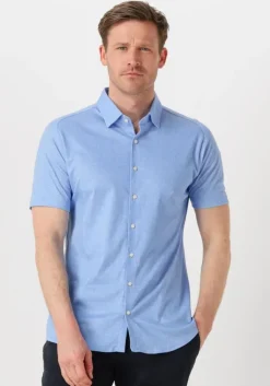 lichtblauwe desoto casual overhemd casual kent 1/2