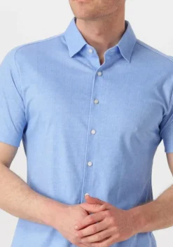 lichtblauwe desoto casual overhemd casual kent 1/2