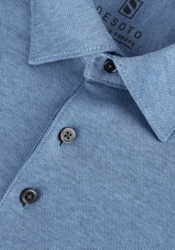 lichtblauwe desoto polo desoto polo kent 1/2