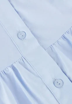 lichtblauwe devotion maxi jurk ear