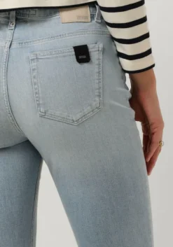 lichtblauwe drykorn flared jeans far