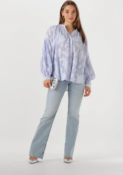 lichtblauwe drykorn flared jeans far