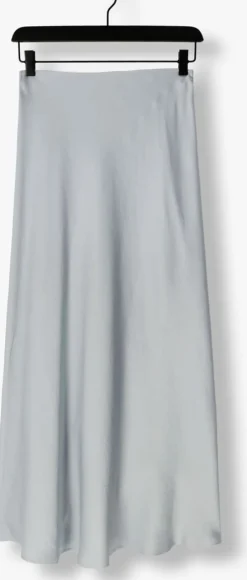 lichtblauwe drykorn midirok nevida