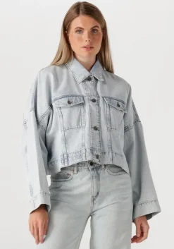 lichtblauwe drykorn spijkerjas holbrooks