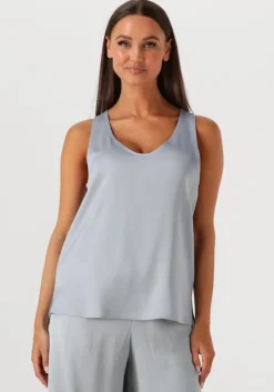 lichtblauwe drykorn top aminah