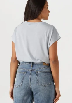 lichtblauwe drykorn t-shirt vanope