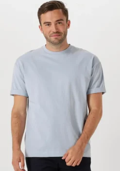lichtblauwe drykorn t-shirt thilo 520198