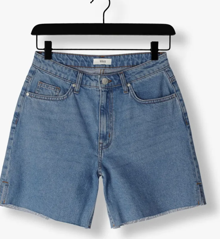 lichtblauwe envii shorts enbiloba shorts 6863