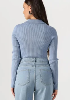 lichtblauwe envii tops & t-shirts enluna ls knit 7231