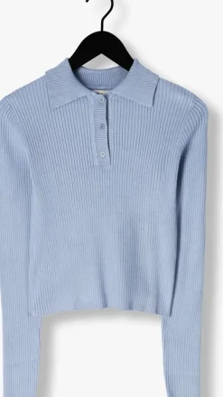 lichtblauwe envii tops & t-shirts enluna ls knit 7231