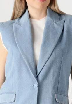 lichtblauwe est'seven gilet alexander blazer