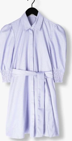lichtblauwe est'seven mini jurk elise dress