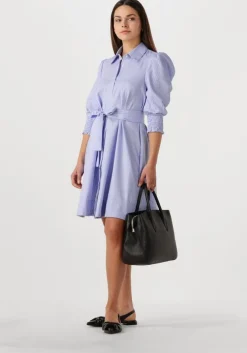 lichtblauwe est'seven mini jurk elise dress