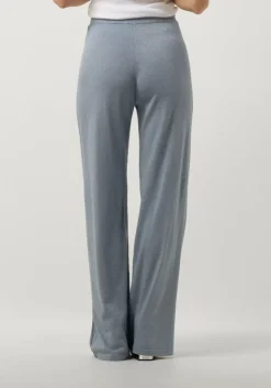lichtblauwe est'seven wijde broek celeste trouser