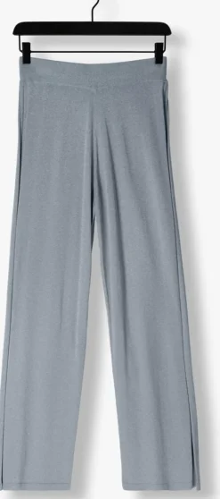 lichtblauwe est'seven wijde broek celeste trouser