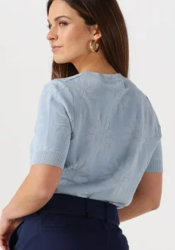 lichtblauwe fabienne chapot vest maddy cardigan