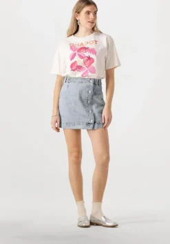 lichtblauwe fabienne chapot minirok cari denim skirt