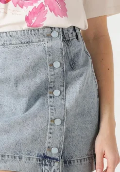 lichtblauwe fabienne chapot minirok cari denim skirt
