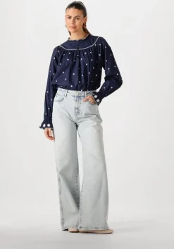 lichtblauwe fabienne chapot wide jeans alex wide leg jeans