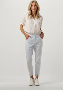lichtblauwe fiveunits pantalon angelie split