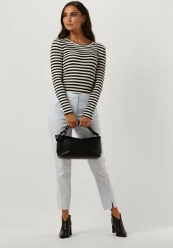 lichtblauwe fiveunits pantalon angelie split