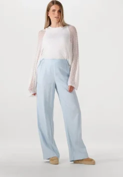 lichtblauwe fiveunits wijde broek lineafv 763