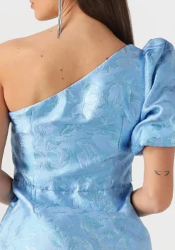 lichtblauwe freebird mini jurk dania flower