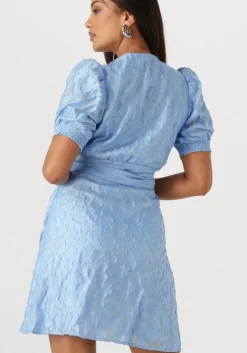 lichtblauwe freebird mini jurk blossom mini