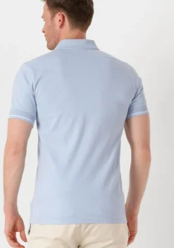 lichtblauwe genti polo polo 3 button ss j2001-1212