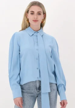 lichtblauwe gestuz blouses alidagz shirt