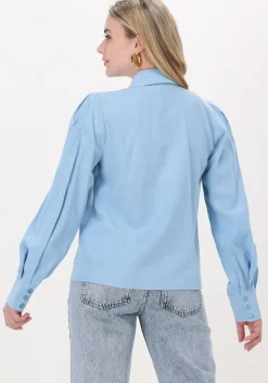 lichtblauwe gestuz blouses alidagz shirt