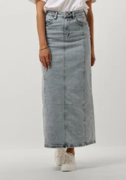 lichtblauwe gestuz maxirok janicegz long skirt
