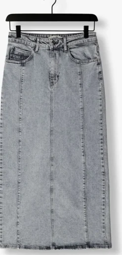 lichtblauwe gestuz maxirok janicegz long skirt